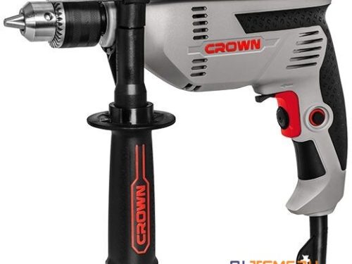 Crown CT10128 Impact Drill, 600 Watt - 13 mm | شنيور دقاق من كراون ، 600 وات - 13 مل