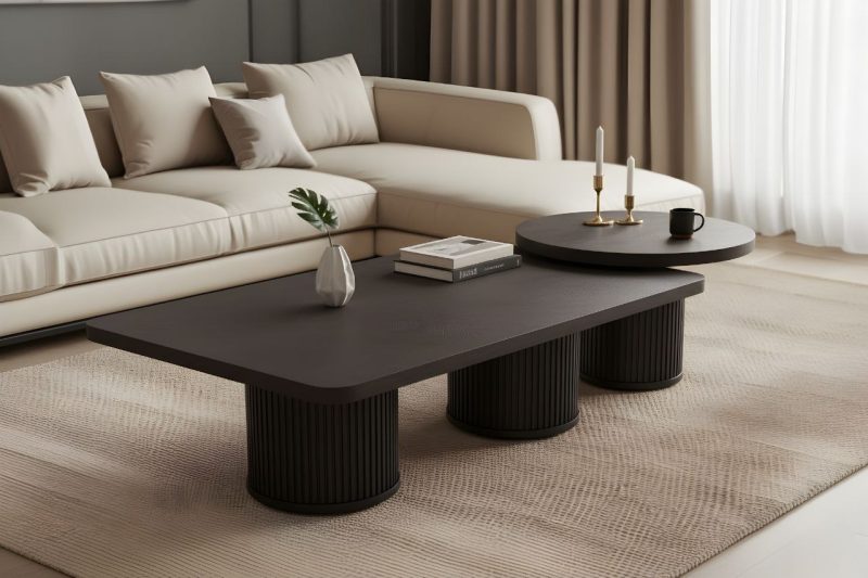 Flute coffee table